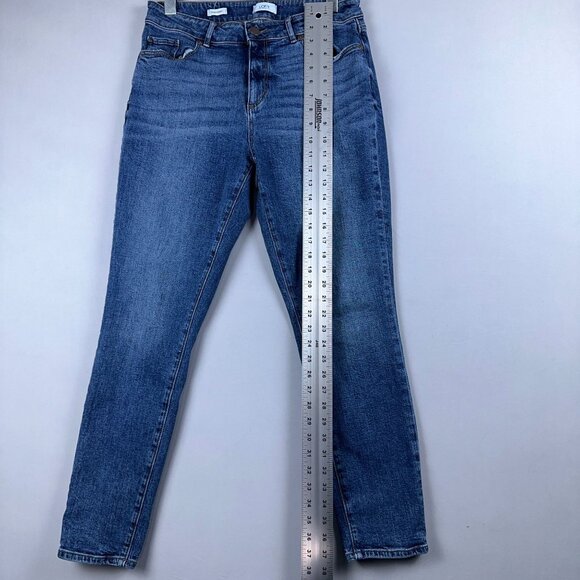 Loft Outlet Curvy Skinny Jeans Womens Size 10 Mid Rise Medium Wash Blue - Picture 12 of 13